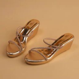 Eridani Women's Jinie Rose Gold Wedges-image-63