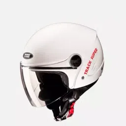 Studds White Large (580 mm) Open Face Helmet, Track Super-image-24