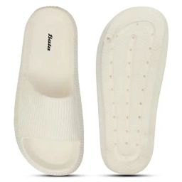 Floatz by Bata Men's White Slides image 3