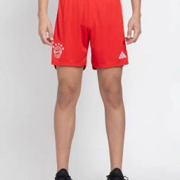 Adidas Red Regular Fit Printed Sports Shorts-image-79