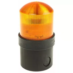 Schneider Electric Harmony XVB Base Mount 24 V AC/DC Amber Flashing Beacon, XVBL1B5-48