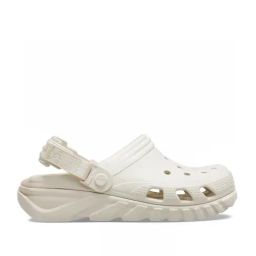 Crocs Men's Duet White Back Strap Clogs-image-37