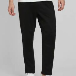 American Eagle Black Polyester Relaxed Fit Solid Joggers-image-33