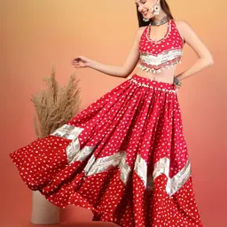 COTLAND FASHION Women Cotton Printed Lehenga Choli-picture-4
