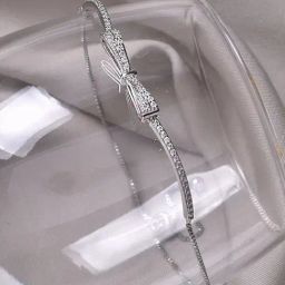 Joker & Witch Iowa Bow Silver Adjustable Bracelet-41