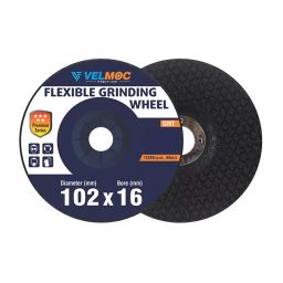 VELMOC 100 mm x 120 Grit Grinding Wheel (Pack of 240)-80