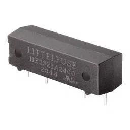 Littelfuse RELAY, REED, SPST-NO, 200VDC, 0.5A, THT Model No - HE3321A0400-16