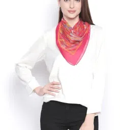 Style Quotient Pink Printed Scarves-picture-24