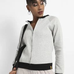Campus Sutra Grey Cotton Sweatshirt-image-62