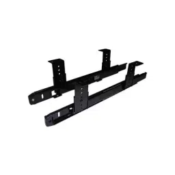 Implemental Keyboard Telescopic Channel 350 mm Alloy Steel & Zinc Black for Computer Desk Table image 4