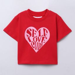 taffykids Girls Graphic Printed Round Neck Cotton T-shirt-image-23