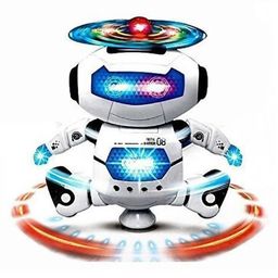 DOMENICO Dancing Robot with 3D Lights and Music - Multicolour-11