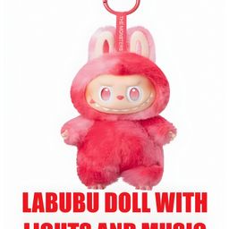 Negocio Authentic Labubu LIGHT MUSIC Generation Dolls- the Monsters Big Into Energy Vinyl Plush Keychain Toys - PACK OF 1 -COLOR MAY VARY-picture-5