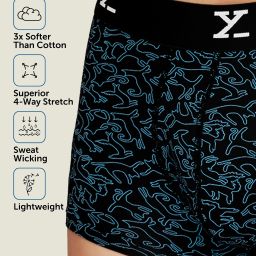 xyxx Pack of 2 Shuffle Intellisoft Micro Modal Printed Printed Men Trunk image 5