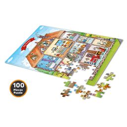 Popcorn Games & Puzzles - My Home Jigsaw Puzzle Book Multicolour - 100 Pieces image 2