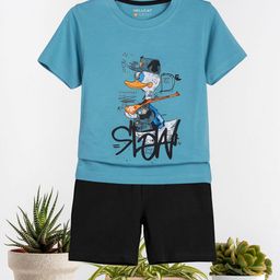 HELLCAT Boys Printed T-shirt with Shorts-13