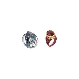Dynamic Retail Global Men Multi Ring-0