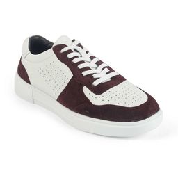 Tresmode Men Leather Lace-Ups Sneakers-image-13