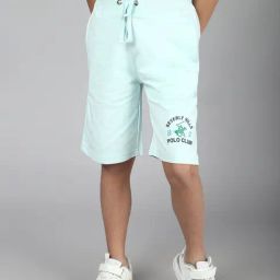 Beverly Hills Polo Club Kids Sky Blue Printed Shorts-image-70