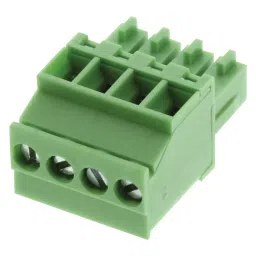AMPHENOL ANYTEK TERMINAL BLOCK PLUGGABLE, 4 POSITION, 28-16AWG, 20020008-C041B01LF-41