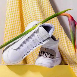Saint G Women's Dafne White Sneakers-image-96