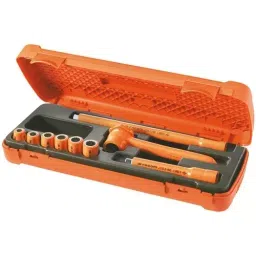 FACOM 1000 V Insulated Ratchet Wrench with Socket Orange, J.400AVSE (Set of 9 pcs)-19