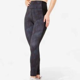 Domyos by Decathlon Black Print Leggings-image-48