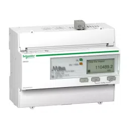 Schneider Electric Acti 9 iEM3000 3 Phase LCD Energy Meter, A9MEM3335-7