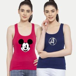 Friskers Multicolor Printed Camisole (Pack Of 2)-image-74