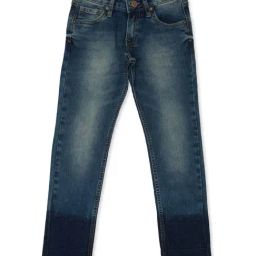 Pepe Jeans Boys Blue Solid Jeans-image-91