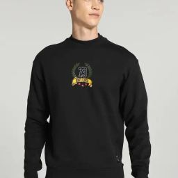 Puma Black Cotton Regular Fit Sports Jacket-image-95
