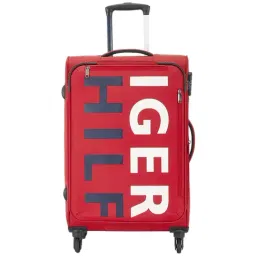 Tommy Hilfiger Miller Red 4 Wheel Medium Soft Cabin Trolley - 48 cm-7