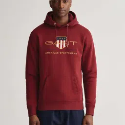 GANT Maroon Hooded Sweatshirt-picture-18