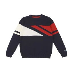 Pepe Jeans Kids Blue Cotton Graphic Full Sleeves Sweater-image-105