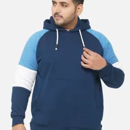 John Pride Multicolor Regular Fit Plus Size Hooded Sweatshirt-picture-18