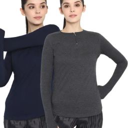 Appulse Charcoal & Navy Cotton T-Shirt - Pack of 2-image-88