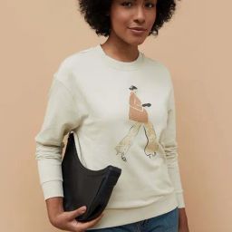 Fame Forever by Lifestyle Beige Cotton Printed Sweatshirt-image-90