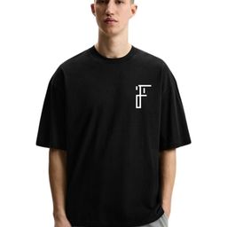 Fashnobic Men Graphic Printed Round Neck Cotton Oversized T-shirt-image-57