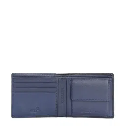 The Vertical Denwer Black Leather Color Block Bi-Fold Wallet image 4