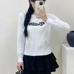 KPOP Women Print Extended Sleeves Top-image-86
