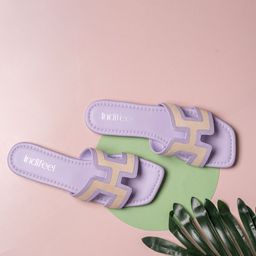Indifeet Women Textured Open Toe Flats-34
