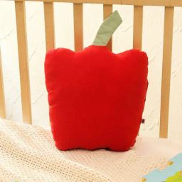 House This Tangy Bell Peppe Red Cotton Shaped Cushion-picture-12