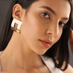 Priyaasi Classic Gold Brass Earrings-13