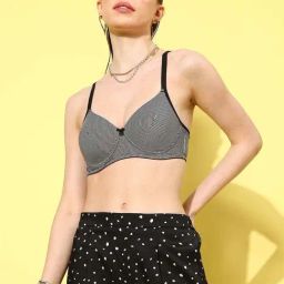 Leading Lady Grey Printed T-Shirt Bra-picture-19