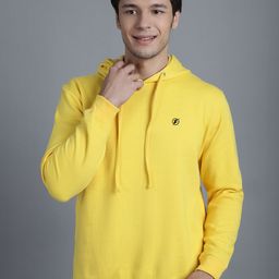 Friskers Men Yellow Hooded Sweatshirt-image-40