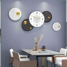 The Art House Black Metal Clock-picture-25