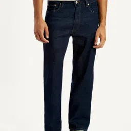 Levi's Men's 555 Dark Indigo Loose Fit Mid Rise Jeans-picture-22