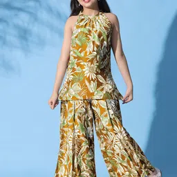 FASHION DREAM Printed Top With Palazzo Clothing Set-picture-28