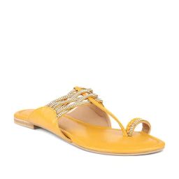 Inc.5 Women's Mustard Toe Ring Sandals-picture-24
