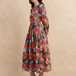 RAREISM Multi Blended Printed Long Sleeves Dress-picture-9